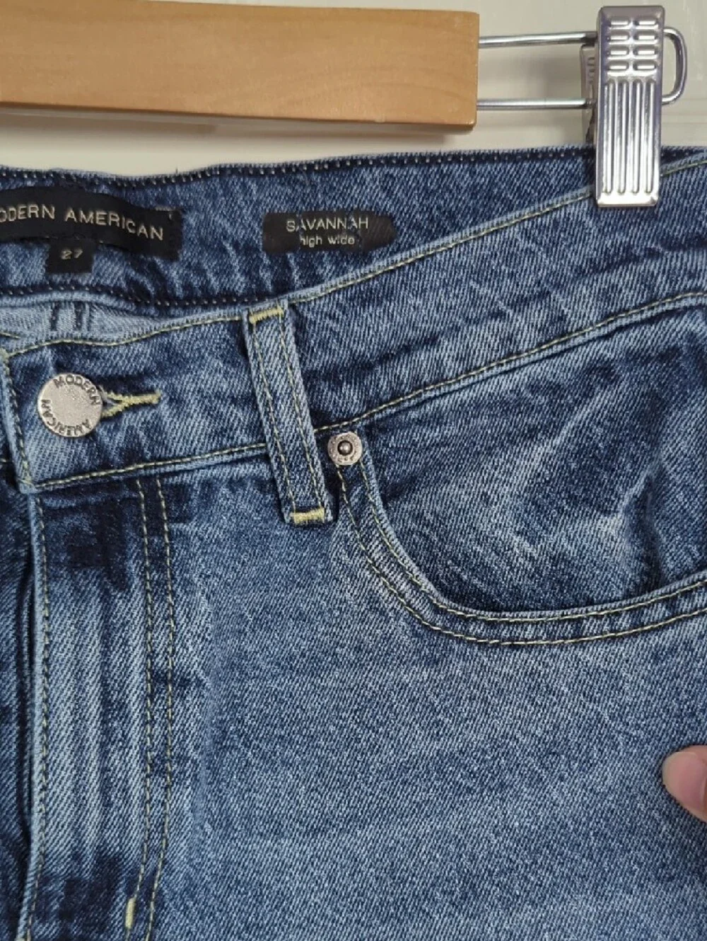Savannah High Rise Wide Leg Jeans - Picture 14 of 16